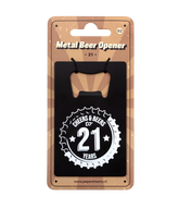 Bieropener 21 Jaar 8,5cm